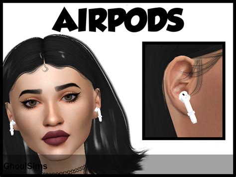 Sims 4 Headphones Cc Earphones Airpods Cat Ear Headphones And More