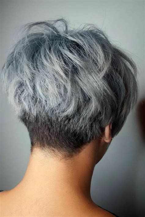 Short haircuts for gray hair that are curly in texture can easily be styled in a modern, rounded shape. 32 Short Grey Hair Cuts and Styles | LoveHairStyles.com