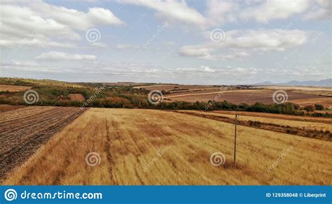 Aerial View Of Countryside In Autumn Stock Photo Image Of Landscape
