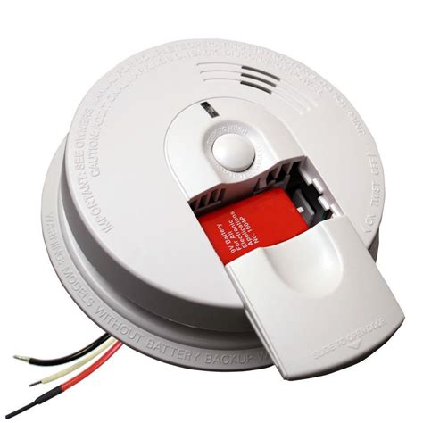 Kidde Firex Hardwired 120 Volt Inter Connectable Smoke Alarm With
