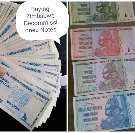 Zimbabwe Decommissioned Currency Collections