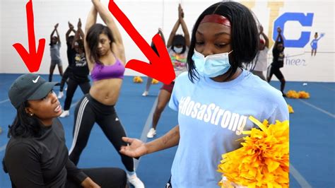 Cheerleader Argues With Her Coach Youtube