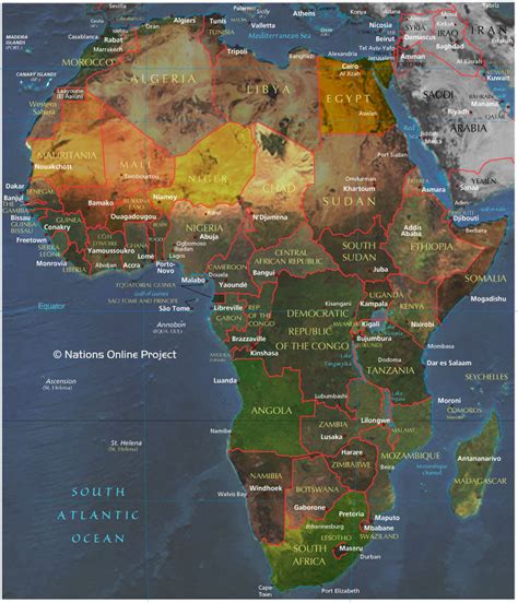 Small Africa Map