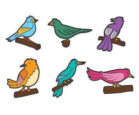 Cartoon Birds Vector Vector Art And Graphics
