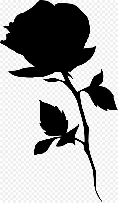 Free Rose Silhouette Transparent Download Free Rose Silhouette