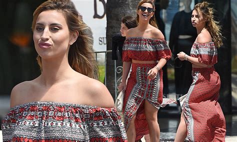 Ferne Mccann Flashes Her Toned Abs And Long Tanned Legs In Cannes