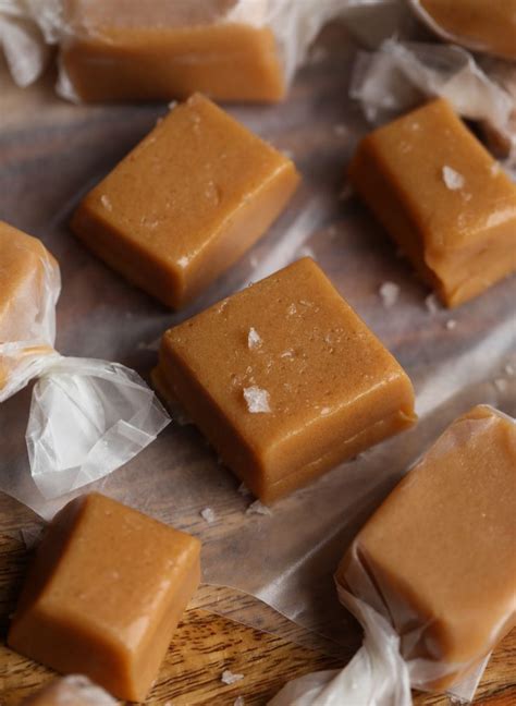 Homemade Caramels An Easy And Classic Candy Recipe Homemade Caramel Candy Recipes Easy