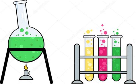Equipment From A Chemistry Laboratory Stock Vector Image By ©hittoon
