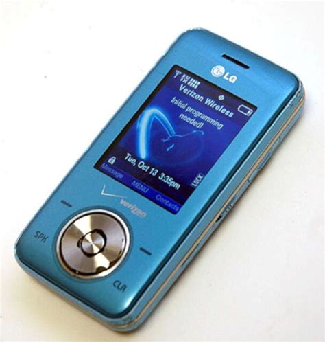 Lg Chocolate Vx8550 Verizon Wireless Blue Ice Cell Phone Vx 8550 Slider