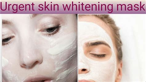 Urgent Skin Whitening Mask Remove Wrinkle Dark Spot And Fair Skin Youtube