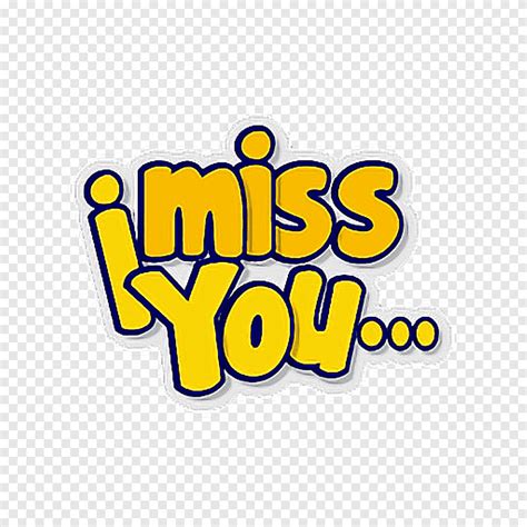 Computer Icons Desktop I Miss You Text Rectangle Png Pngegg