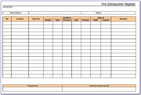 A record of all inspections and all corrections must be maintained at the program or at a central location available for review upon request. Monthly Fire Extinguisher Inspection Form Pdf - Form ...