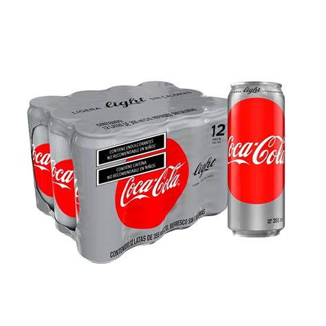 Refresco Coca Cola Light 12 Latas De 355 Ml C U Walmart