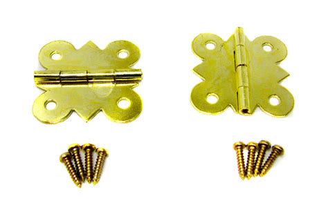 2pc Brass Plated Butterfly Hinges C B Gitty Crafter Supply