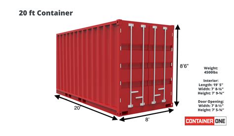 20 Ft Shipping Container Standard 1 Trip 20st1trip Container One