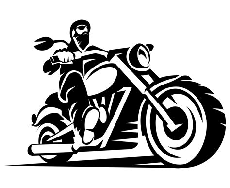 Biker Bike Rider Motorcycle Etsy