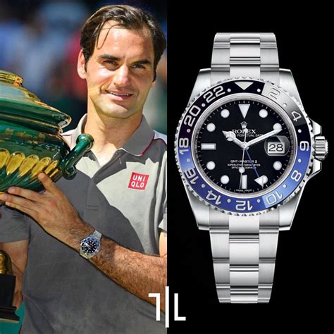 Federer Rolex Roger Federer Wearing A Rolex Milgauss Watch With