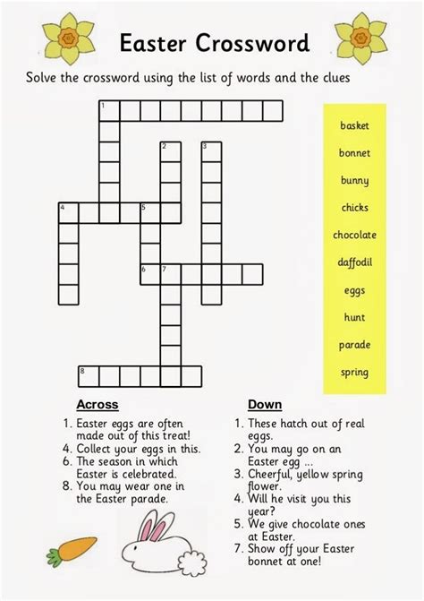 Easy Printable Crossword Puzzles For Kids Pirate Crossword Puzzles