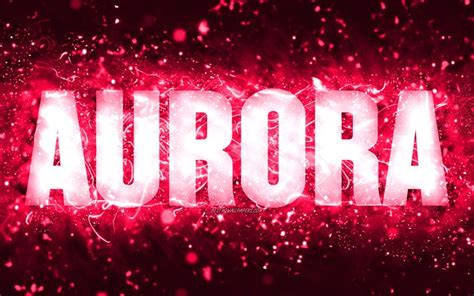 Aurora Name Wallpaper