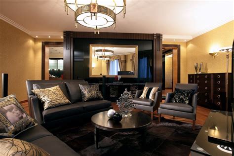 Art Deco Living Room Interior Design Ideas Small Design Ideas