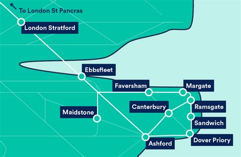 Kent Rail Map