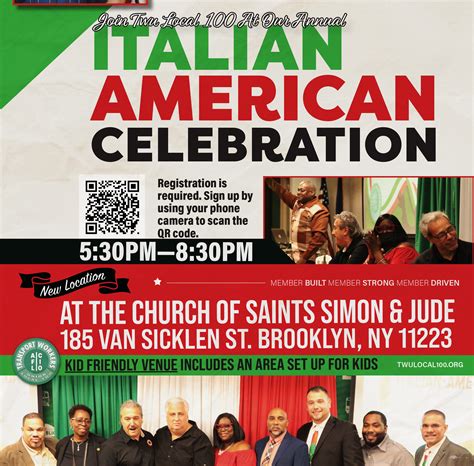 Italian American Day Celebration Twu Local 100
