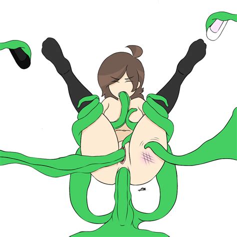 Rule 34 Anal Sex Hair Over One Eye Pelusa Tentacle Tentacle Sex White Background White Skin