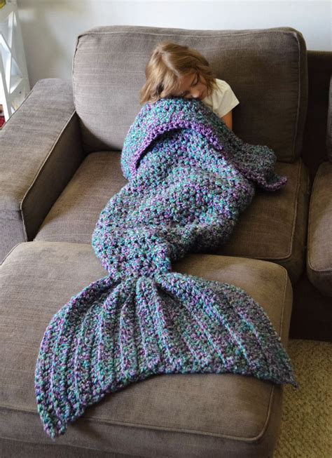 Crocheted Mermaid Tail Blankets By Melanie Campbell Bored Panda