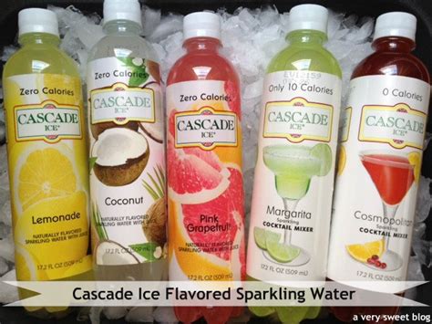 Cascade Ice Flavored Sparkling Water And Mixer Review A Very Sweet Blog