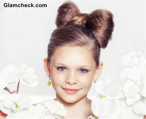 Little Girls Hairstyle Cute Hair Bow Tutorial