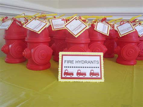 Fire Hydrant Sippy Cups For Fireman Party Fireman Party Fireman