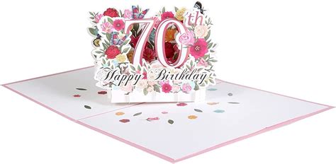 Buy Homanga Th Birthday Pop Up Card Happy Th Birthday Card For Her Women Wife Th
