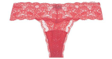 Cosabella Never Say Never Cutie Lace Thong In Pink Lyst