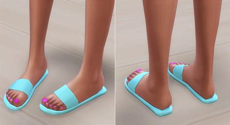 My Sims 4 Blog Slide Sandals For Females By Veranka