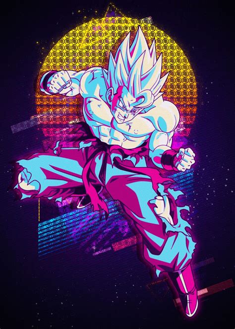 Goku Dragonball Poster By Introv Art Displate Dragon Ball Art Anime Dragon Ball Super