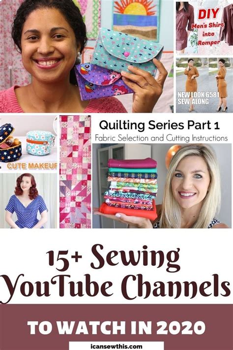 15 Sewing Youtube Channels To Watch In 2020 I Can Sew This Sewing