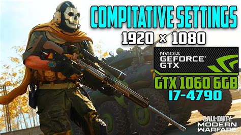 Call Of Duty Warzone Testing On Gtx 1060 6gb I7 4790 Compitative