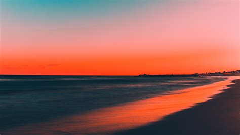 4k Sunset Beach Wallpaper Baga Beach Sunset 4k Widescreen Background