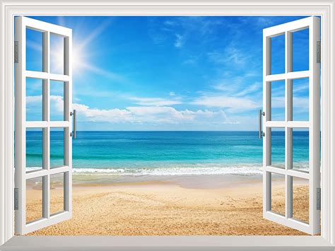 Wall26 Removable Wall Stickerwall Mural Beautiful Summer Seascape