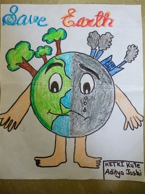 How To Save The Environment Drawing How To Draw Save Trees Save