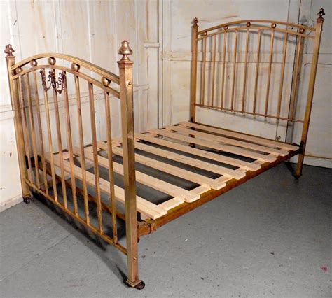 A Lovely Victorian Brass Double Bed Fn85 La66725
