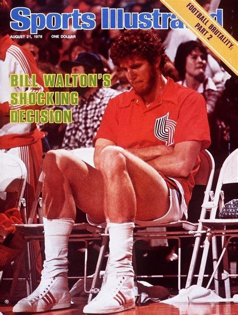 portland trail blazers bill walton 1978 nba western sports illustrated cover by sports illustrated