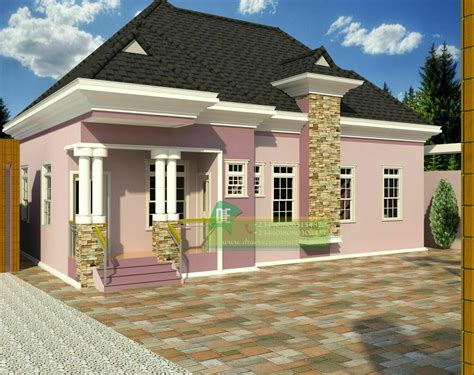 Traditional Bedroom Bungalow Nigerian House Plan My Xxx Hot Girl