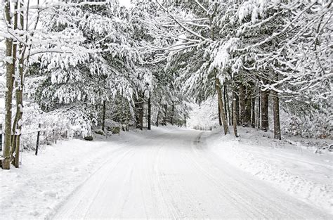 Snowy Country Road Photograph By Donna Doherty Fine Art America