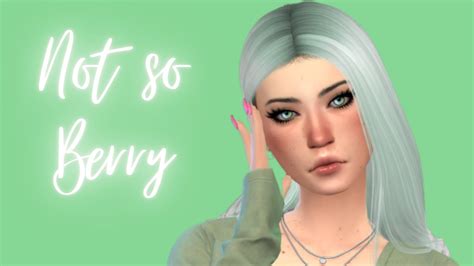 Not So Berry Mint Gen The Sims 4 Create A Sim Youtube