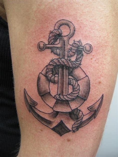 Anchor with flowers tattoo meaning. Valkyrie Tattoo Shop: Anchor Tattoos-