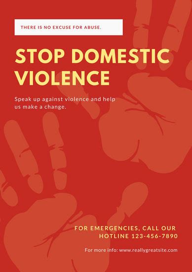 Customize 26 Domestic Violence Poster Templates Online Canva