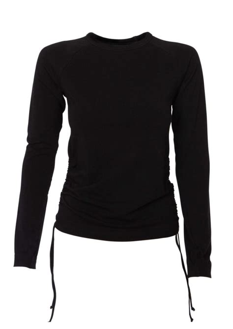 Run And Relax Tie Me Up Bamboo Long Sleeve Sort Follestad