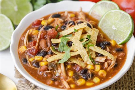 With me, with the hubby, and with the kids. Easy Chicken Taco Soup Recipe - so simple and so good ...