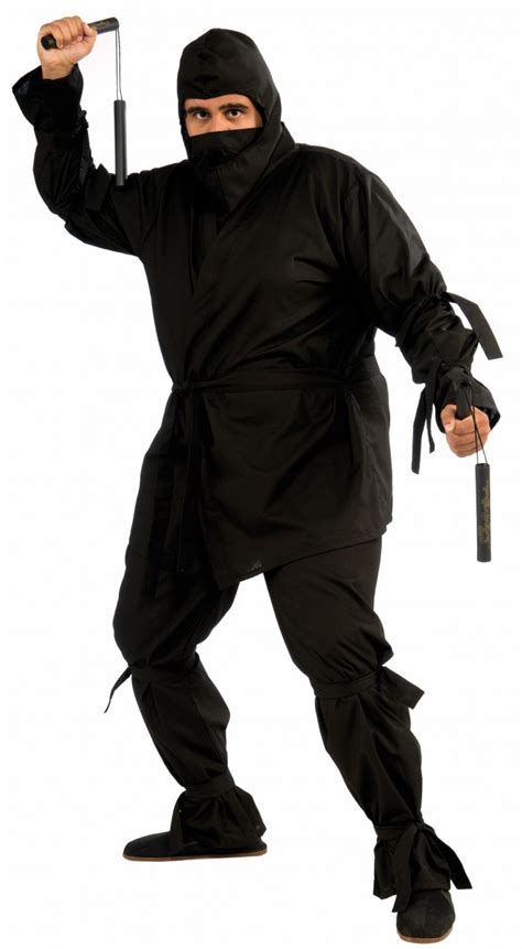 Deluxe Ninja Mens Plus Size Costume Screamers Costumes